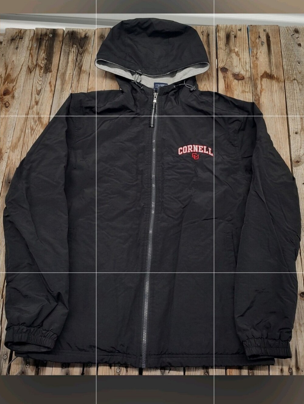 2000's NCAA Cornell University lightweight puffer jacket men's size Small